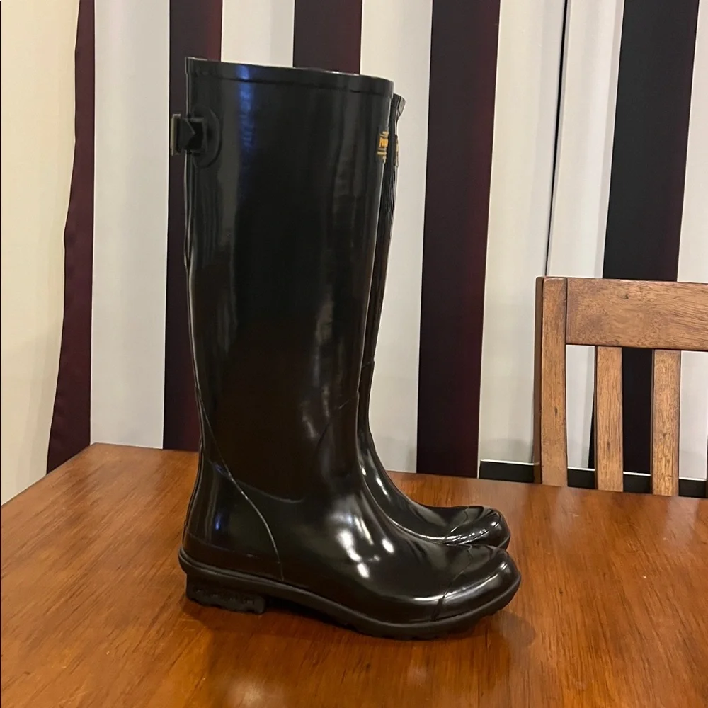 Pendleton Gloss Tall Rain Boots black Women’s Size 7